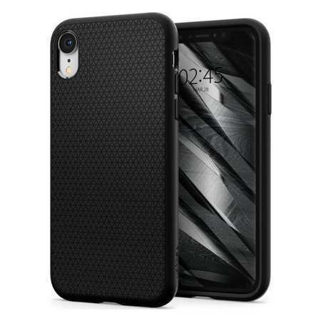 Spigen - Hülle Liquid Air für iPhone XR, schwarz