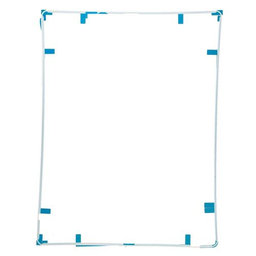 Apple iPad 3, iPad 4 - Unter Touchglas Plastik Rahmen (White)