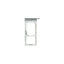 Samsung Galaxy Note 9 N960U - SIM + SD Steckplatz Slot (Midnight Black) - GH98-42941A Genuine Service Pack