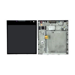 Blackberry Passport - LCD Display + Touchscreen Front Glas + Rahmen (Black) TFT