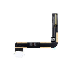 Apple iPad (5th Gen 2017) - Ladestecker Ladebuchse + Flex Kabel (White)