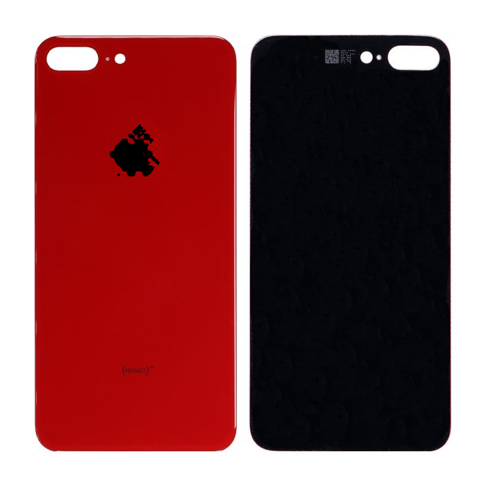 Apple iPhone 8 Plus - Backcover Glas (Red)