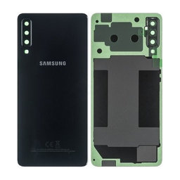 Samsung Galaxy A7 A750F (2018) - Akkudeckel (Black) - GH82-17829A, GH82-17833A Genuine Service Pack