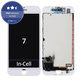 Display In-Cell für iPhone 7, White, Touchscreen-Glas mit Rahmen, FixPremium