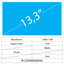 13.3 LCD Slim Matte 30 pin HD