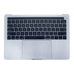 Apple MacBook Pro 13" A1706 (Late 2016 - Mid 2017) - Oberer Rahmen Tastatur + Tastatur US + Mikrofon + Trackpad + Redner (Silver)