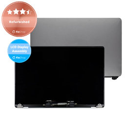Apple MacBook Pro 15" A1707 (Late 2016 - Mid 2017) - LCD Display + Frontglas + Abdeckung (Space Gray) Refurbished