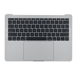 Apple MacBook Pro 13" A1708 (Late 2016 - Mid 2017) - Oberer Rahmen Tastatur + Tastatur US + Mikrofon + Trackpad + Redner (Silver)