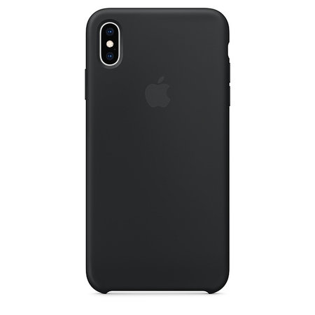 Apple - Silikonhülle für iPhone XS Max, (Schwarz)