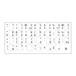 CZ/SK Klebestreifen Sticker (Adhesive) (für Schwarze KBD) Genuine Service Pack