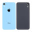 Apple iPhone XR - Backcover Glas + Kameraglas (Blue)