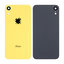 Apple iPhone XR - Backcover Glas + Kameraglas (Yellow)