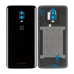 OnePlus 6T - Akkudeckel (Mirror Black) - 2011100043 Genuine Service Pack