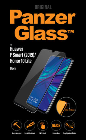 PanzerGlass - Gehärtetes Glas für Huawei P Smart 2019, P Smart+ 2019, Honor 10 Lite und Honor 10i, schwarz