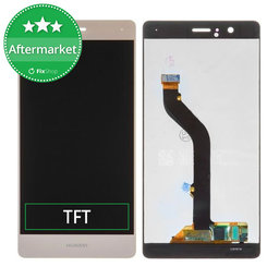 Huawei P9 lite - LCD Display + Touchscreen Front Glas (Gold) TFT
