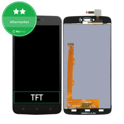 Motorola Moto C Plus XT1723 - LCD Display + Touchscreen Front Glas (Black) TFT