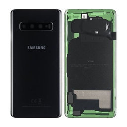 Samsung Galaxy S10 G973F - Akkudeckel (Prism Black) - GH82-18378A Genuine Service Pack