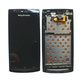 Sony Xperia Arc S LT15i - LCD Display + Touchscreen front Glas + Rahmen (Schwarz)