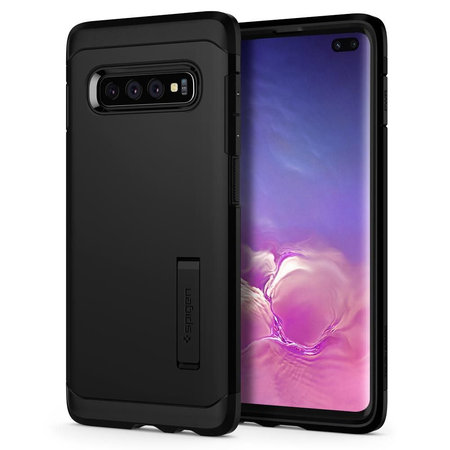 Spigen - Tough Armor Case für Samsung Galaxy S10+, schwarz