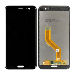 HTC U11 - LCD Display + Touchscreen Front Glas (Black) TFT
