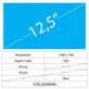 12.5 LCD Slim Glossy, 40 pin HD