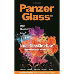 PanzerGlass - Fall ClearCase für iPhone 7, 8, SE 2020 und SE 2022, transparent