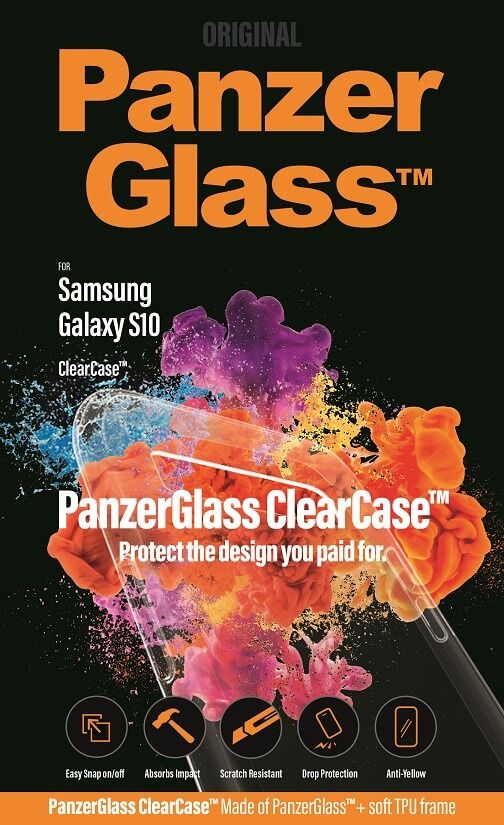 PanzerGlass - Hülle ClearCase für Samsung Galaxy S10, transparent