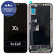 Display In-Cell für iPhone XS, Touchscreen-Glas mit Rahmen, FixPremium