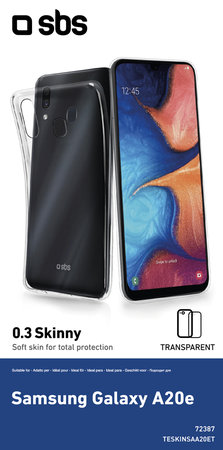 SBS - Fall Skinny für Samsung Galaxy A20e, transparent