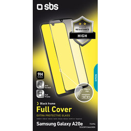 SBS - Gehärtetes Glas Full Cover für Samsung Galaxy A20e, schwarz