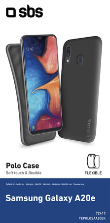 SBS - Fall Polo für Samsung Galaxy A20e, schwarz