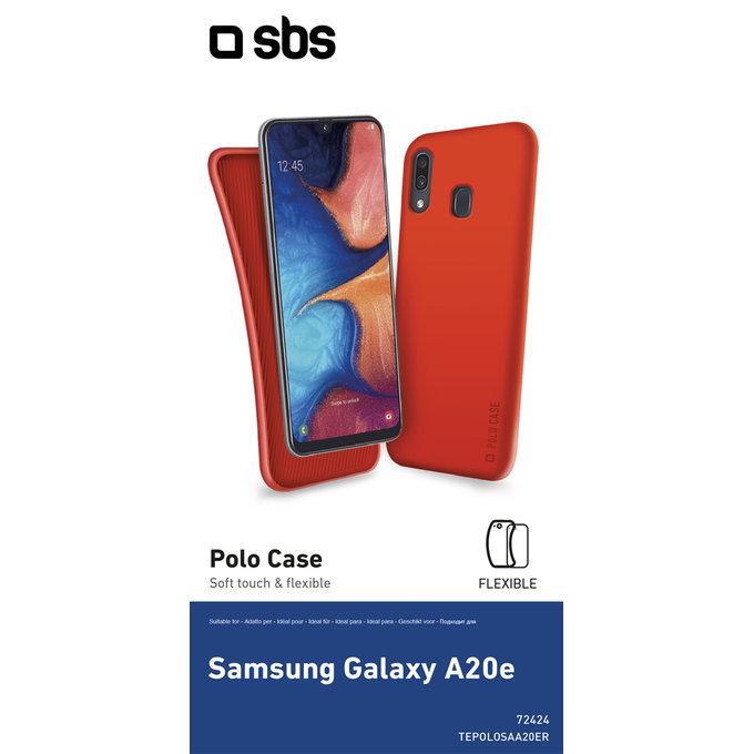 SBS - Fall Polo für Samsung Galaxy A20e, rot