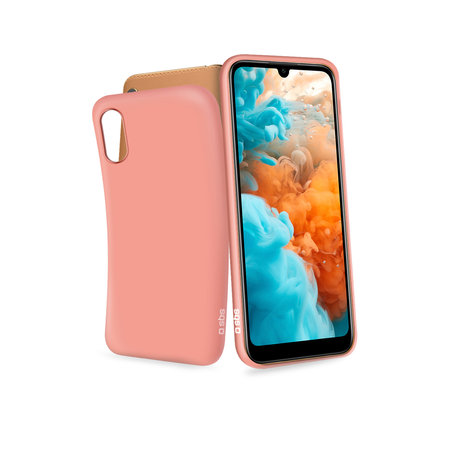 SBS - Gummihülle für Huawei Y6 2019 / Y6 Pro 2019, pink