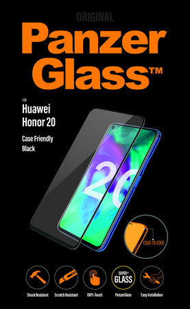 PanzerGlass - Gehärtetes Glas Case Friendly für Honor 20, black