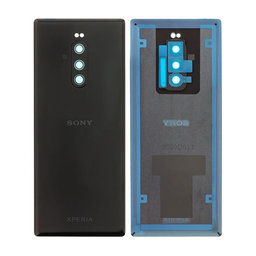 Sony Xperia 1 - Akkudeckel (Black) - 1319-0282 Genuine Service Pack