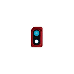 Samsung Galaxy A10 A105F - Rückfahrkameraglas + Rahmen (Red) - GH98-44415D Genuine Service Pack