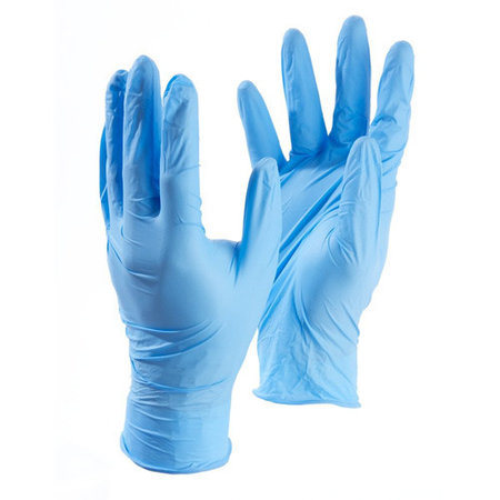 ESD-Handschuhe aus Nitrilkautschuk (1 Packung - 100 Stück) - Größe L