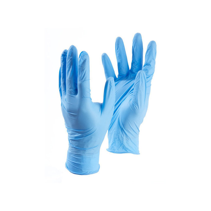 ESD-Handschuhe aus Nitrilkautschuk (1 Packung - 100 Stück) - Größe L