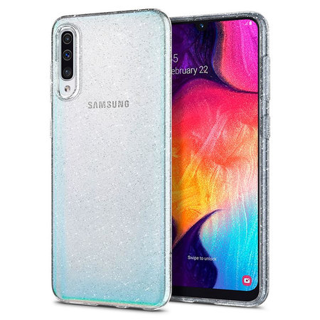 Spigen - Liquid Crystal Glitter Case für Samsung Galaxy A50, transparent