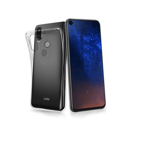 SBS - Fall Skinny für Motorola One Vision, transparent