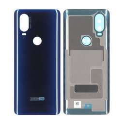 Motorola One Vision - Akkudeckel (Sapphire Blue) - 5S58C14361 Genuine Service Pack