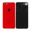 Apple iPhone 8 - Backcover Glas + Rückfahrkameraglas (Red)