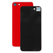 Apple iPhone 8 - Backcover Glas + Rückfahrkameraglas (Red)