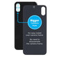 Apple iPhone X - Backcover Glas Vergrössertes Ringloch für die Kamera (Space Gray)