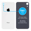 Apple iPhone XR - Backcover Glas Vergrössertes Ringloch für die Kamera (White)