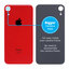 Apple iPhone XR - Backcover Glas Vergrössertes Ringloch für die Kamera (Red)
