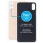 Apple iPhone XS Max - Backcover Glas Vergrössertes Ringloch für die Kamera (Gold)