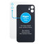 Apple iPhone 11 - Backcover Glas Vergrössertes Ringloch für die Kamera (White)