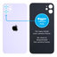 Apple iPhone 11 - Backcover Glas Vergrössertes Ringloch für die Kamera (Purple)