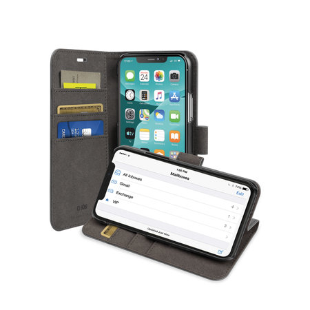 SBS - Fall Wallet Stand für iPhone 11 Pro Max, schwarz